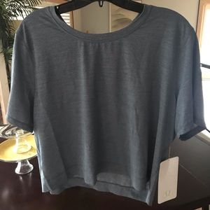 Lululemon cropped athletic top